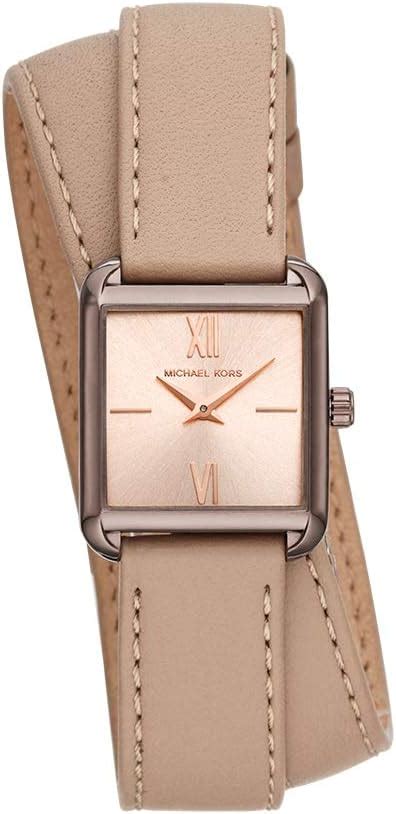 lake michael kors watch|Michael Kors Lake Women's Beige Leather Three.